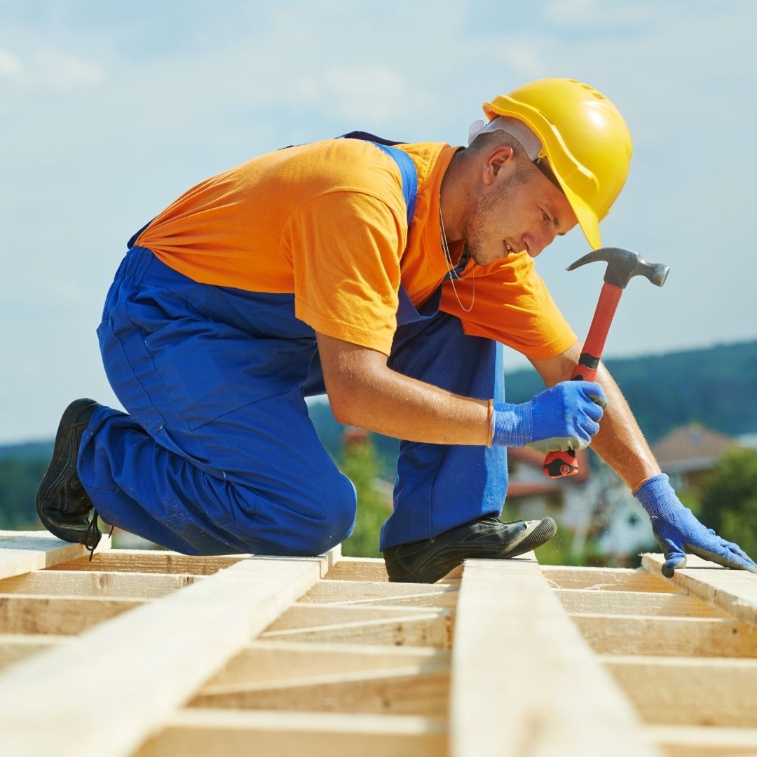 Can you repair water damage under the roof?